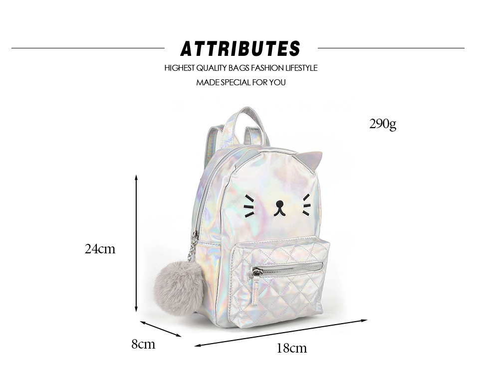 New Kids′ Backpack Summer Laser Phantom Color Cartoon