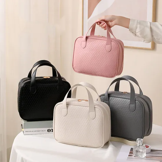 Портативная дорожная сумка, легкая водонепроницаемая дорожная сумка из искусственной кожи.